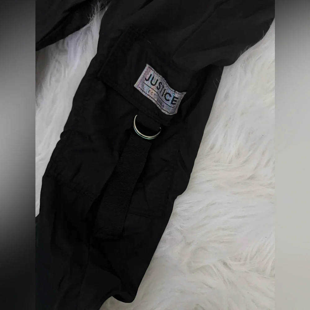 Justice Black Kids Joggers